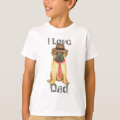 Bullmastiff papa t-shirt (Voorkant)