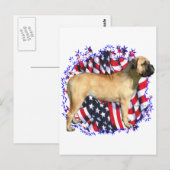 Bullmastiff Patriot Briefkaart (Voorkant / Achterkant)