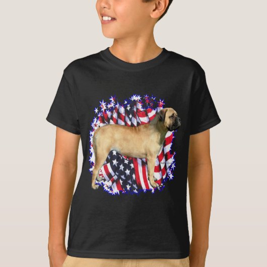 Bullmastiff Patriot T-shirt (Voorkant)