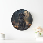 Bullmastiff pompoenen Halloween eng Grote Klok (Huis)