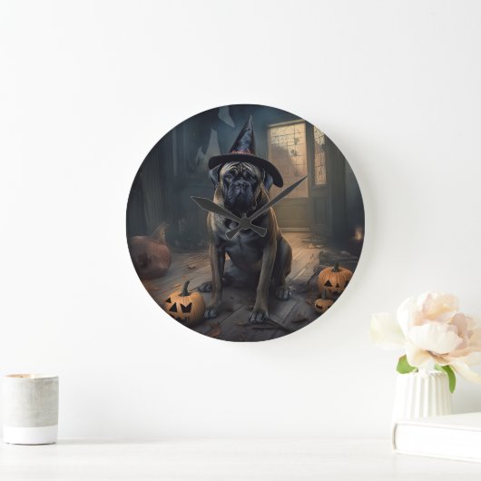 Bullmastiff pompoenen Halloween eng Grote Klok (Huis)