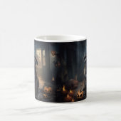 Bullmastiff pompoenen Halloween eng Koffiemok (Center)