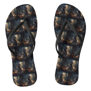 Bullmastiff pompoenen Halloween eng Teenslippers