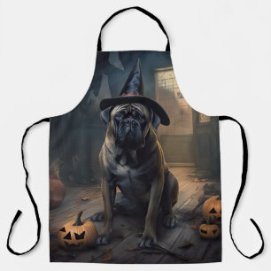 Bullmastiff Pompoenen Halloween Griezelen Schort