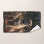 Bullmastiff Puppy Herfst Delight Pompoen Bad Handdoek (Handdoek)
