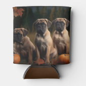 Bullmastiff Puppy Herfst Delight Pompoen Blikjeskoeler (Voorkant)