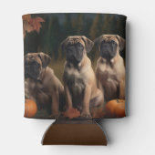 Bullmastiff Puppy Herfst Delight Pompoen Blikjeskoeler (Achterkant)