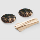 Bullmastiff Puppy Herfst Delight Pompoen Handwaaier (Niet-gemonteerd)