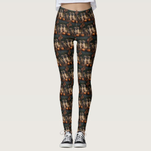 Bullmastiff Puppy Herfst Delight Pompoen Leggings