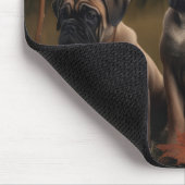 Bullmastiff Puppy Herfst Delight Pompoen Muismat (Hoek)