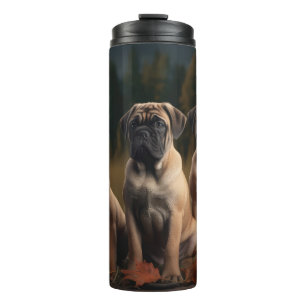 Bullmastiff Puppy Herfst Delight Pompoen Thermosbeker