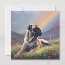 Bullmastiff Rainbow Bridge aangepaste hondennaam