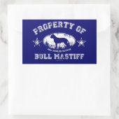 Bullmastiff Rechthoekige Sticker (Tas)