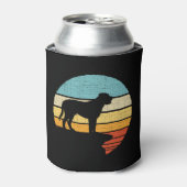 Bullmastiff Retro  Hondenpuppy Eigenaar Blikjeskoeler (Blikje Voorkant)