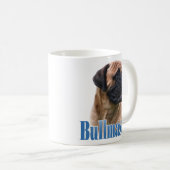 Bullmastiff (rode) naam koffiemok (Voorkant rechts)