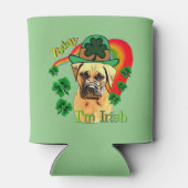 Bullmastiff Saint Patricks Day Blikjeskoeler (Achterkant)