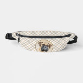 Bullmastiff Schilderij Fawn Red Sable Schattigee D Heuptasje (Voorkant)