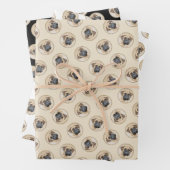 Bullmastiff Schilderij Fawn Red Sable Schattigee D Inpakpapier Vel (In situ)