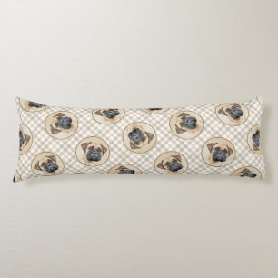 Bullmastiff Schilderij Fawn Red Sable Schattigee D Lichaamskussen