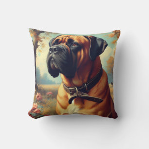 Bullmastiff Schilderij Kussen
