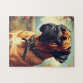 Bullmastiff Schilderij Legpuzzel (Horizontaal)