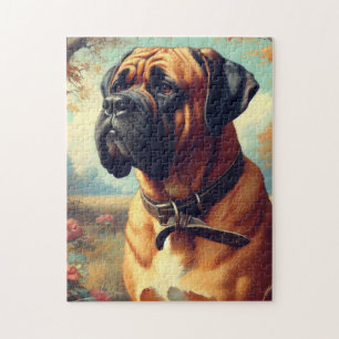 Bullmastiff Schilderij Legpuzzel