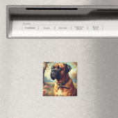  Bullmastiff Schilderij Magneet (Insitu (Vaatwasser))