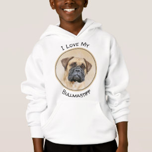 Bullmastiff-schildering - Kute Original Dog Art