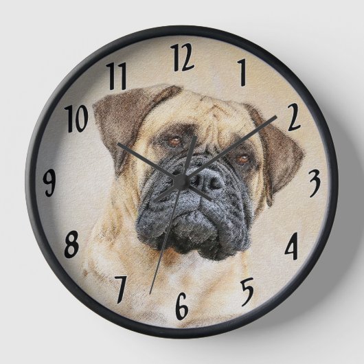 Bullmastiff-schildering - Kute Original Dog Art (Voorkant)