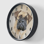 Bullmastiff-schildering - Kute Original Dog Art (Hoek)
