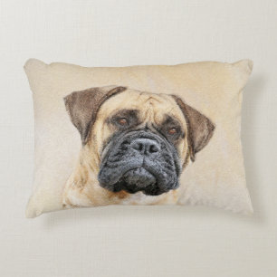 Bullmastiff-schildering - Kute Original Dog Art Accent Kussen