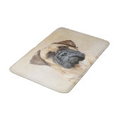 Bullmastiff-schildering - Kute Original Dog Art Badmat (Gekanteld)