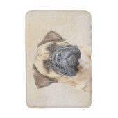 Bullmastiff-schildering - Kute Original Dog Art Badmat (Voorkant Verticaal)