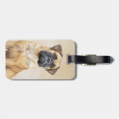Bullmastiff-schildering - Kute Original Dog Art Bagagelabel (Achterkant horizontaal)