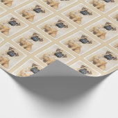 Bullmastiff-schildering - Kute Original Dog Art Cadeaupapier (Hoek)