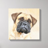 Bullmastiff-schildering - Kute Original Dog Art Canvas Afdruk (Voorkant)