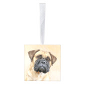 Bullmastiff-schildering - Kute Original Dog Art Decoratie (Rechts)