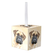 Bullmastiff-schildering - Kute Original Dog Art Decoratie (Achter hoekig)