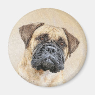 Bullmastiff-schildering - Kute Original Dog Art Magneet