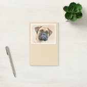 Bullmastiff-schildering - Kute Original Dog Art Post-it® Notes (Kantoor)
