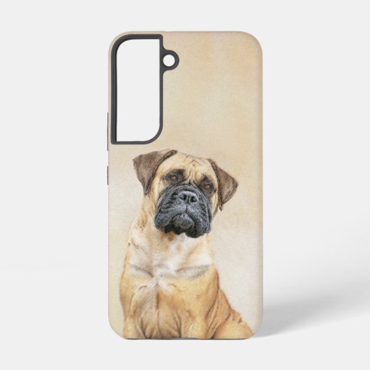 Bullmastiff-schildering - Kute Original Dog Art Samsung Galaxy Hoesje (Achterkant)