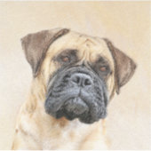 Bullmastiff-schildering - Kute Original Dog Art Sticker (Voorkant)