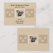 Bullmastiff-schildering - Kute Original Dog Art Visitekaartje (Voorkant / Achterkant)