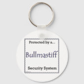 Bullmastiff Security System Sleutelhanger (Voorkant)