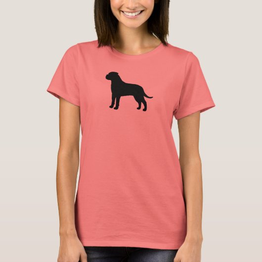 Bullmastiff Silhouette T-shirt (Voorkant)