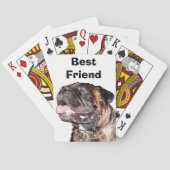 BullMastiff-spelkaarten voor Hondenliefhebbers Pokerkaarten (Achterkant)