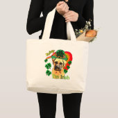 Bullmastiff St Patricks Day Grote Tote Bag (Voorkant (product))