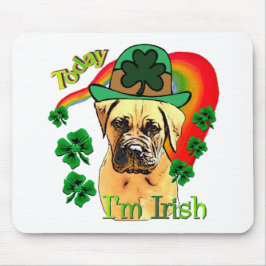Bullmastiff St Patricks Day Muismat