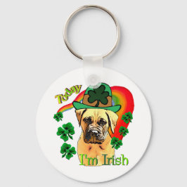 Bullmastiff St Patricks Day Sleutelhanger