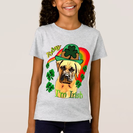 Bullmastiff St Patricks Day T-shirt (Voorkant)